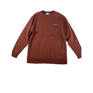 2/$30 Columbia Sweatshirt Sweater Men's Sz XL Terracotta Brown Active Everyday